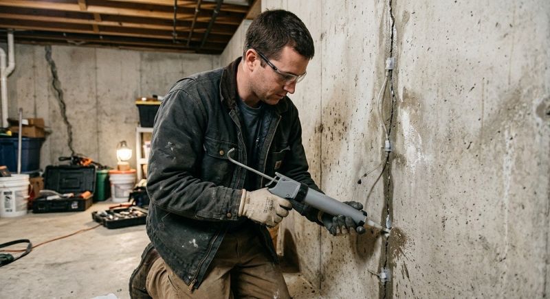 Basement Crack Repair in Pearland, TX