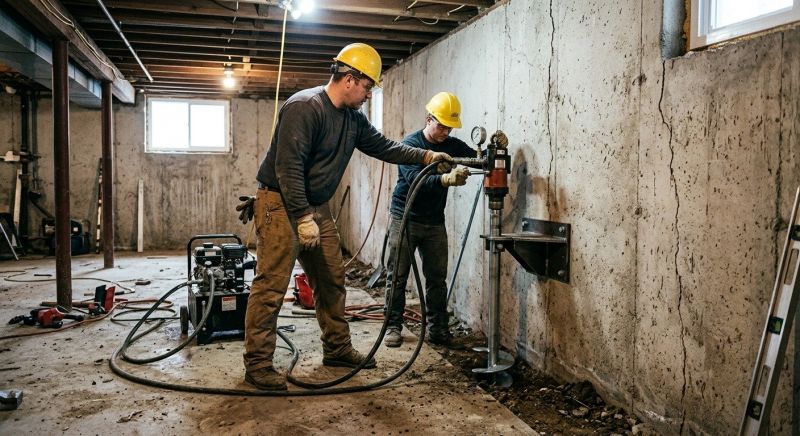 Basement Stabilization in Pearland, TX