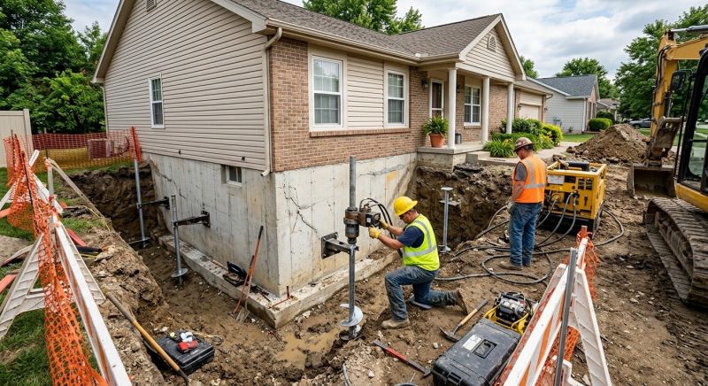 Building Foundation Repair in Fort Bend County, TX