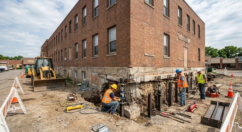 Commercial Foundation Repair in Pearland, TX