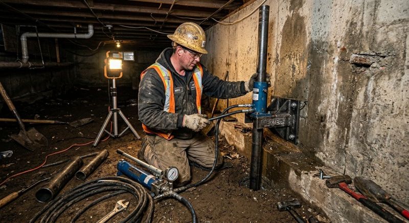 Concrete Foundation Leveling in League City, TX