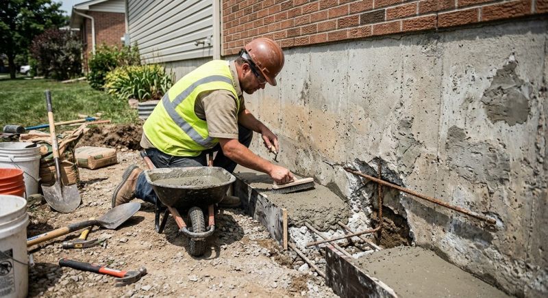 Concrete Foundation Repair in League City, TX