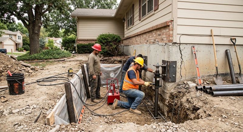 Deep Foundation Repair in Pearland, TX