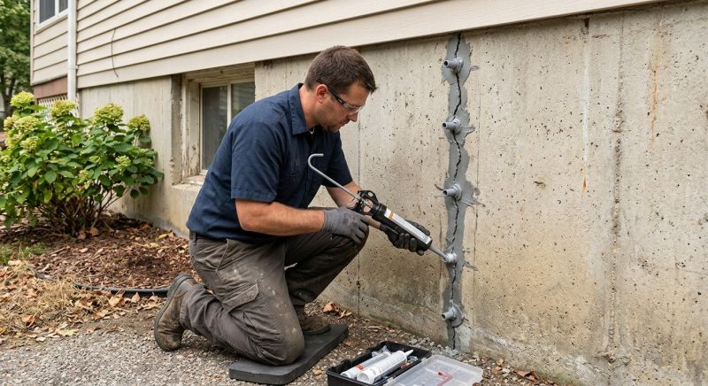 Foundation Crack Sealing in Pearland, TX