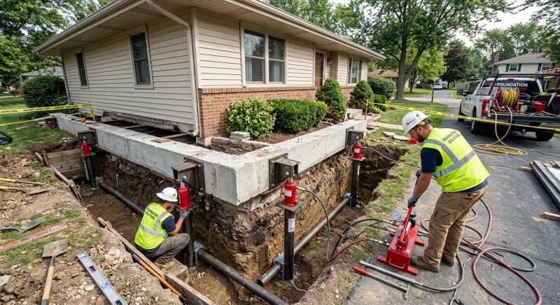 Foundation Jacking in Galveston County, TX