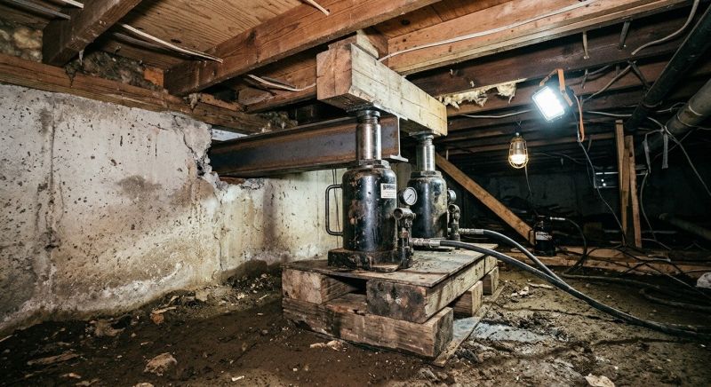 Foundation Jacking in League City, TX