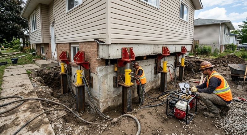 Foundation Lifting in Baytown, TX