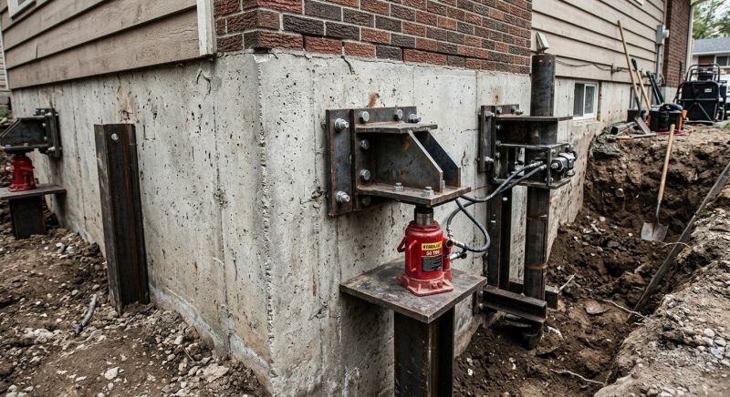 Foundation Pier Leveling in Pearland, TX