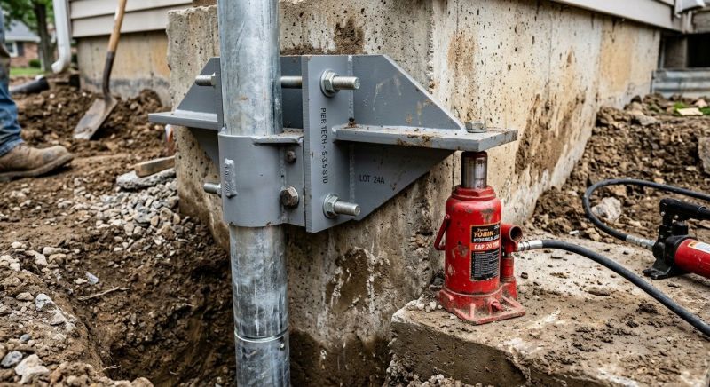 Foundation Pier Leveling in Pearland, TX