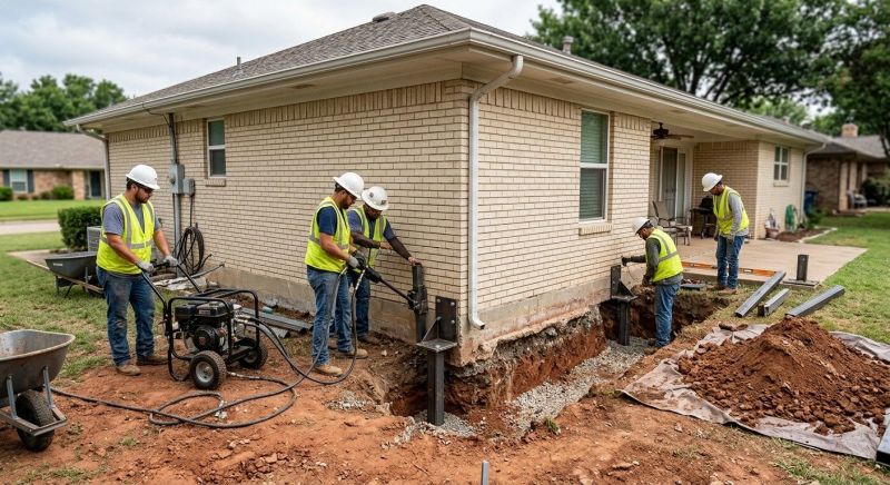 Foundation Stabilizing in Brazoria County, TX