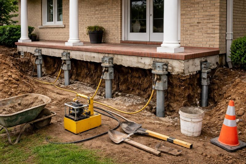 Foundation Stabilizing in League City, TX