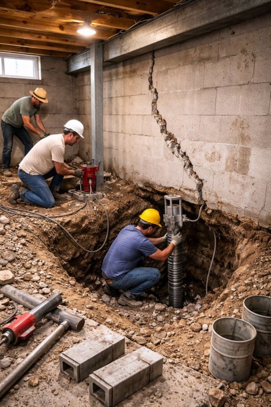 Foundation Structural Repair in Brazoria County, TX
