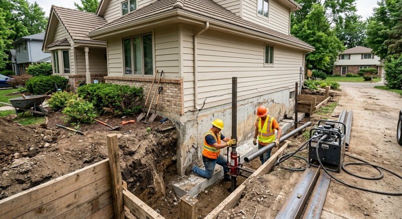 Home Foundation Repair in Dickinson, TX