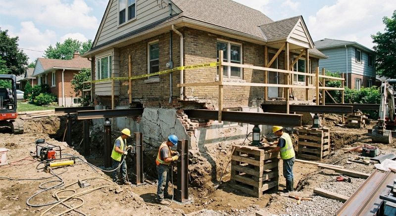 House Foundation Repair in Pearland, TX