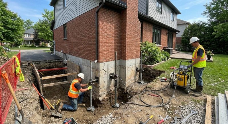 House Underpinning in Pearland, TX