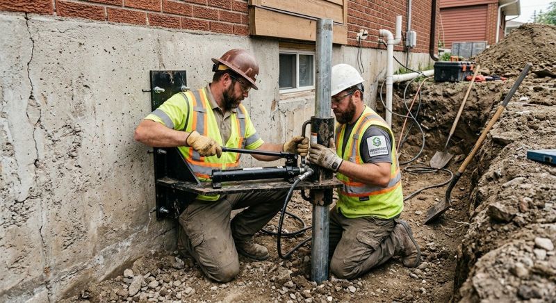 Settling Foundation Service in Highlands, TX