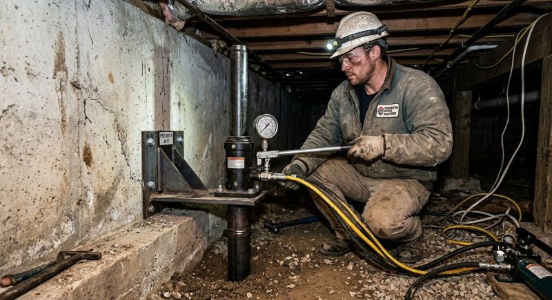 Settling Foundation Service in Highlands, TX