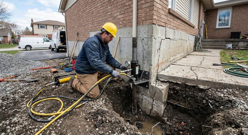 Sinking Foundation Repair in Galveston County, TX