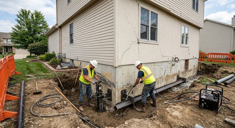 Sinking Foundation Repair in Kemah, TX