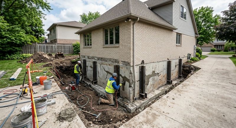 Sinking Foundation Repair in League City, TX