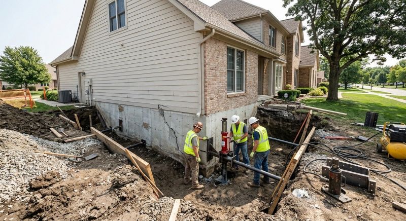 Sinking Foundation Repair in Manvel, TX