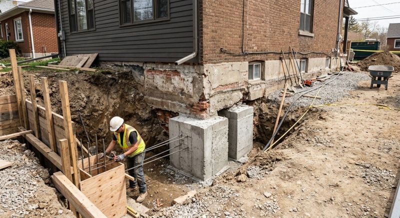 Structural Underpinning in Pearland, TX