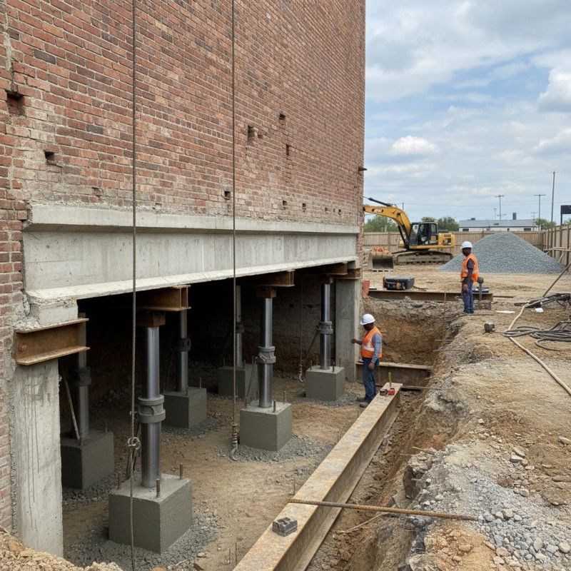 Structural Underpinning in Pearland, TX
