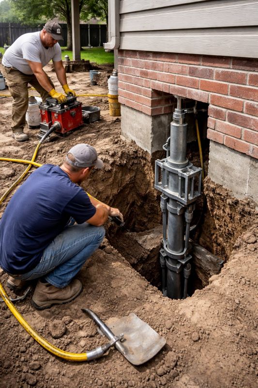 Underpinning Repair in Pearland, TX