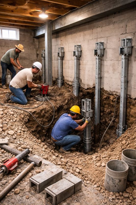 Underpinning Repair in Pearland, TX